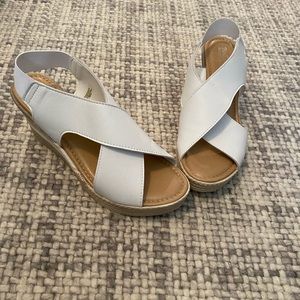 Summer wedge sandal